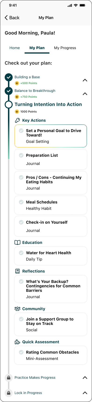 Plan outline